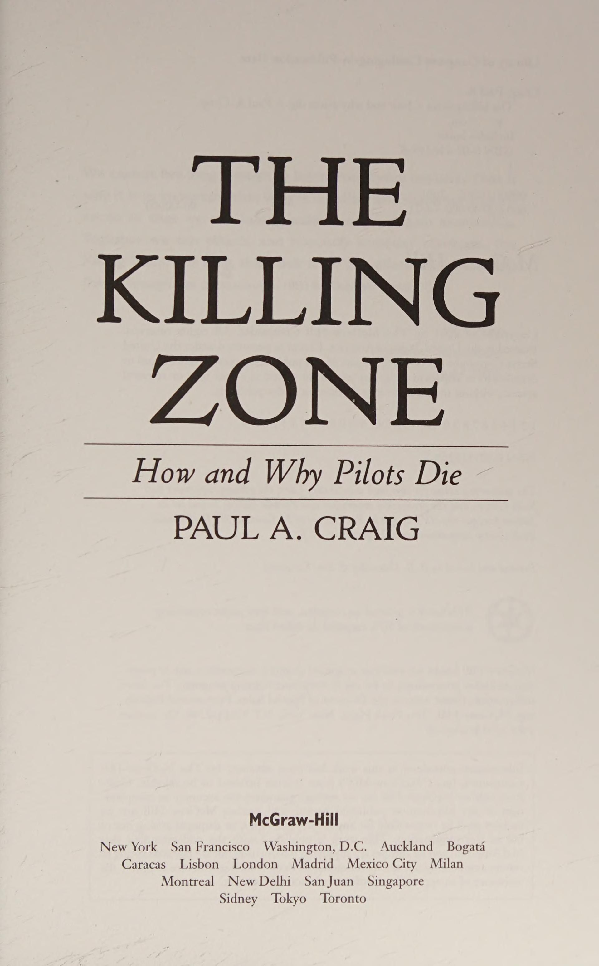 The killing zone cover