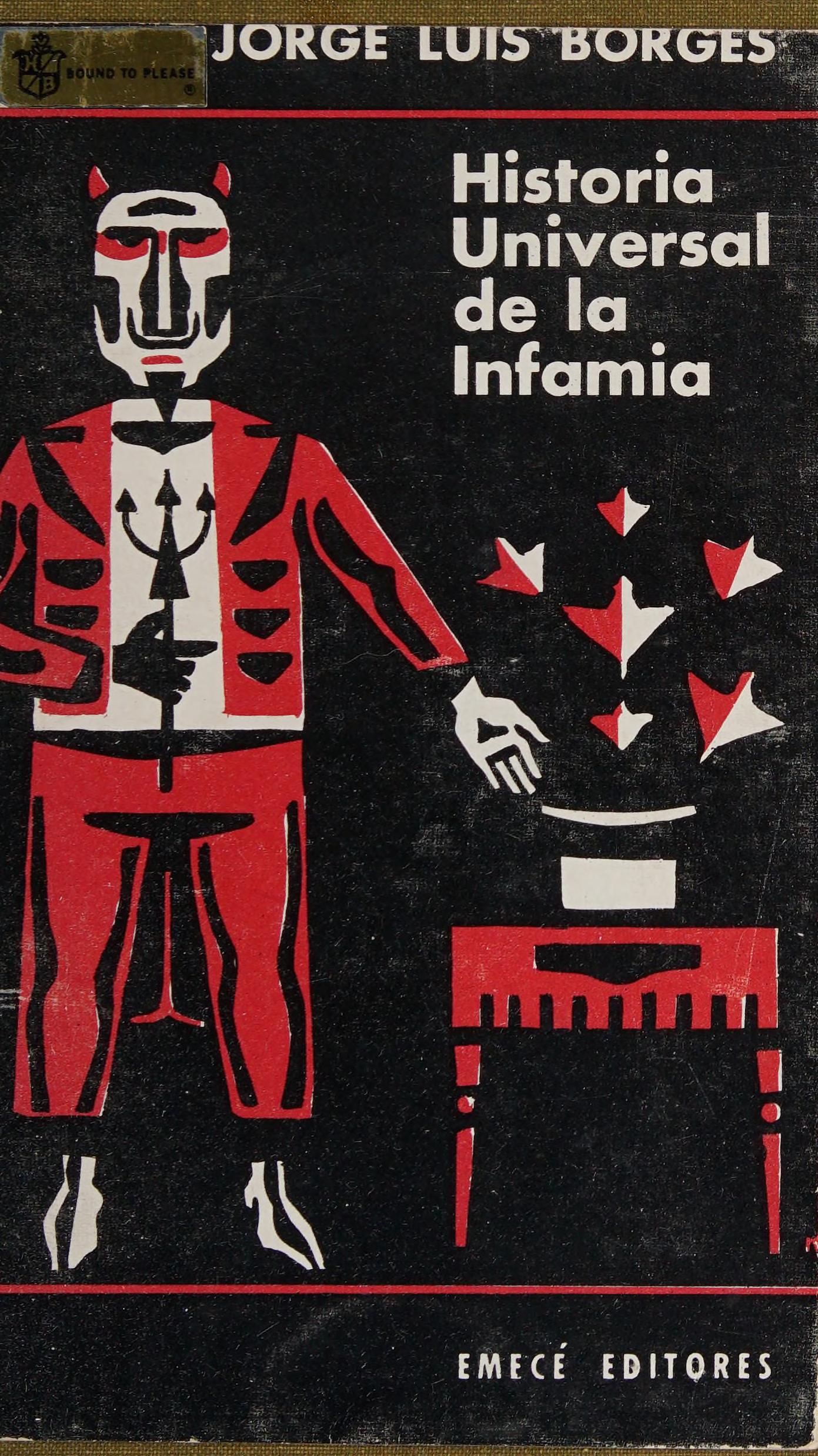 Historia universal de la infamia cover