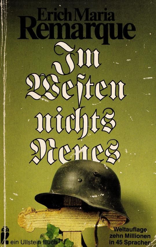 Im Westen nichts Neues cover