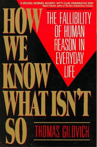 How we know what isn't so cover
