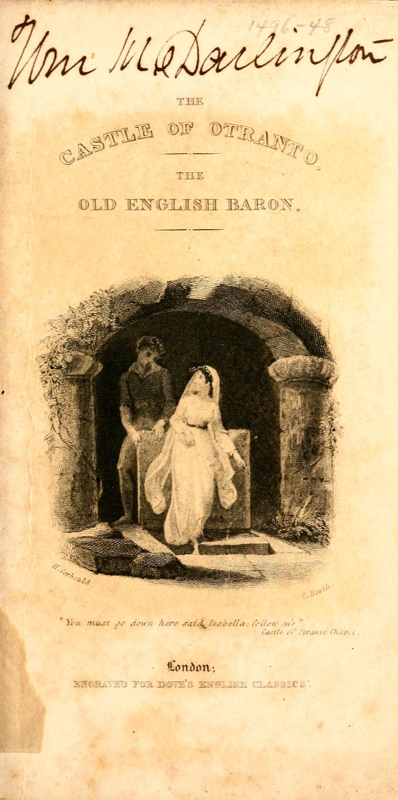 The Castle of Otranto cover