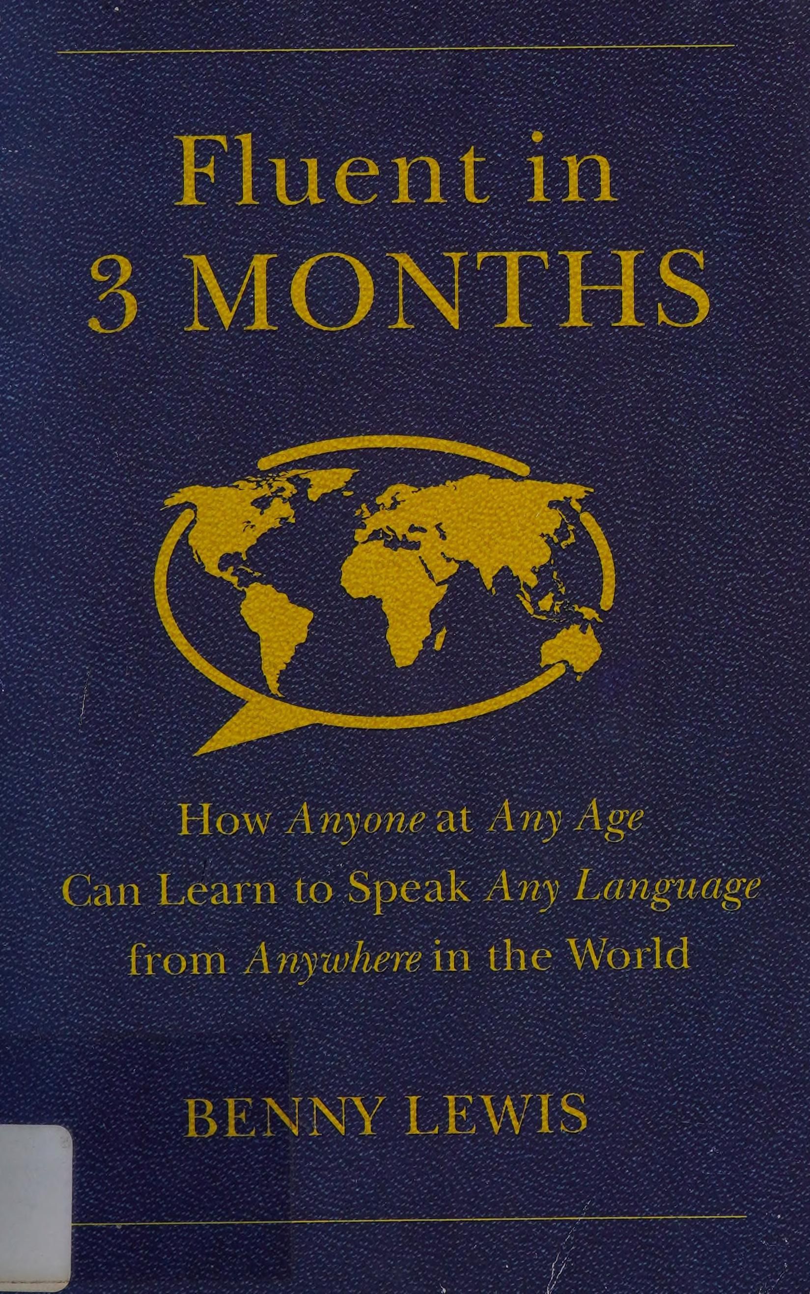 Fluent in 3 months cover