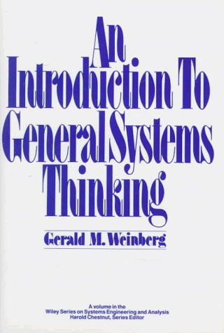 An introduction to general systems thinking cover