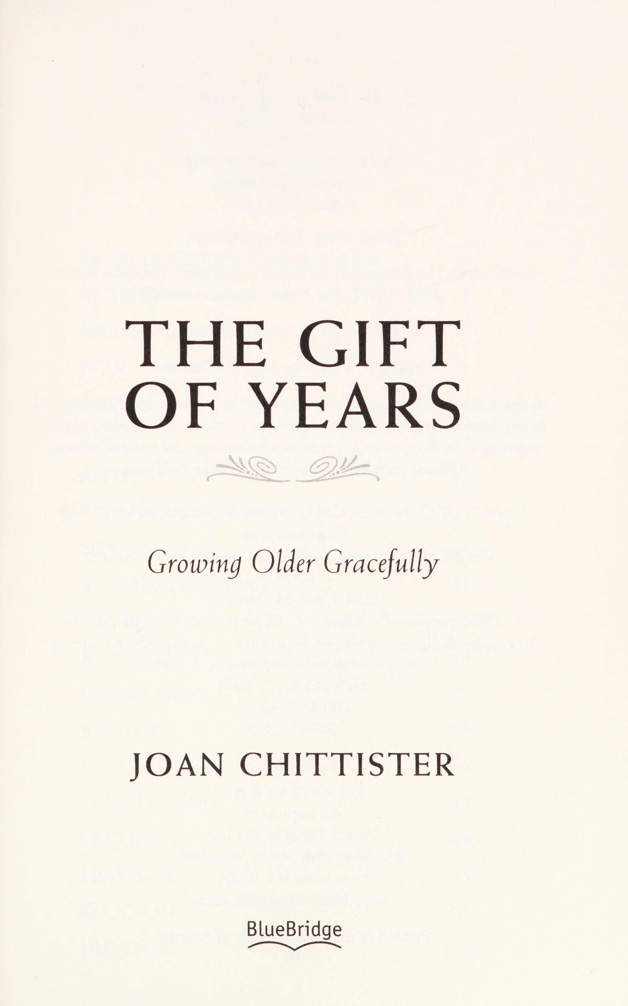The gift of years cover