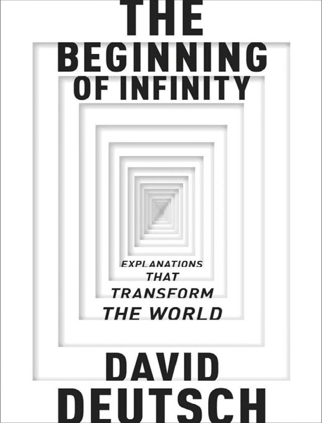 The Beginning of Infinity cover
