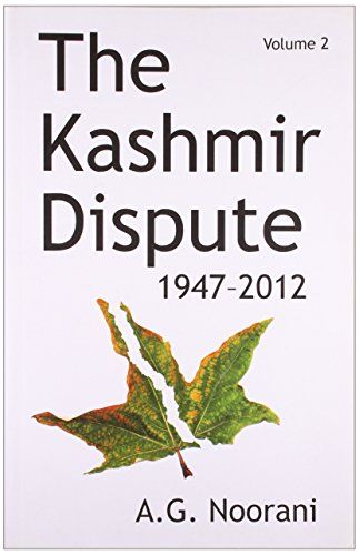 The Kashmir Dispute, Volume 2 封面