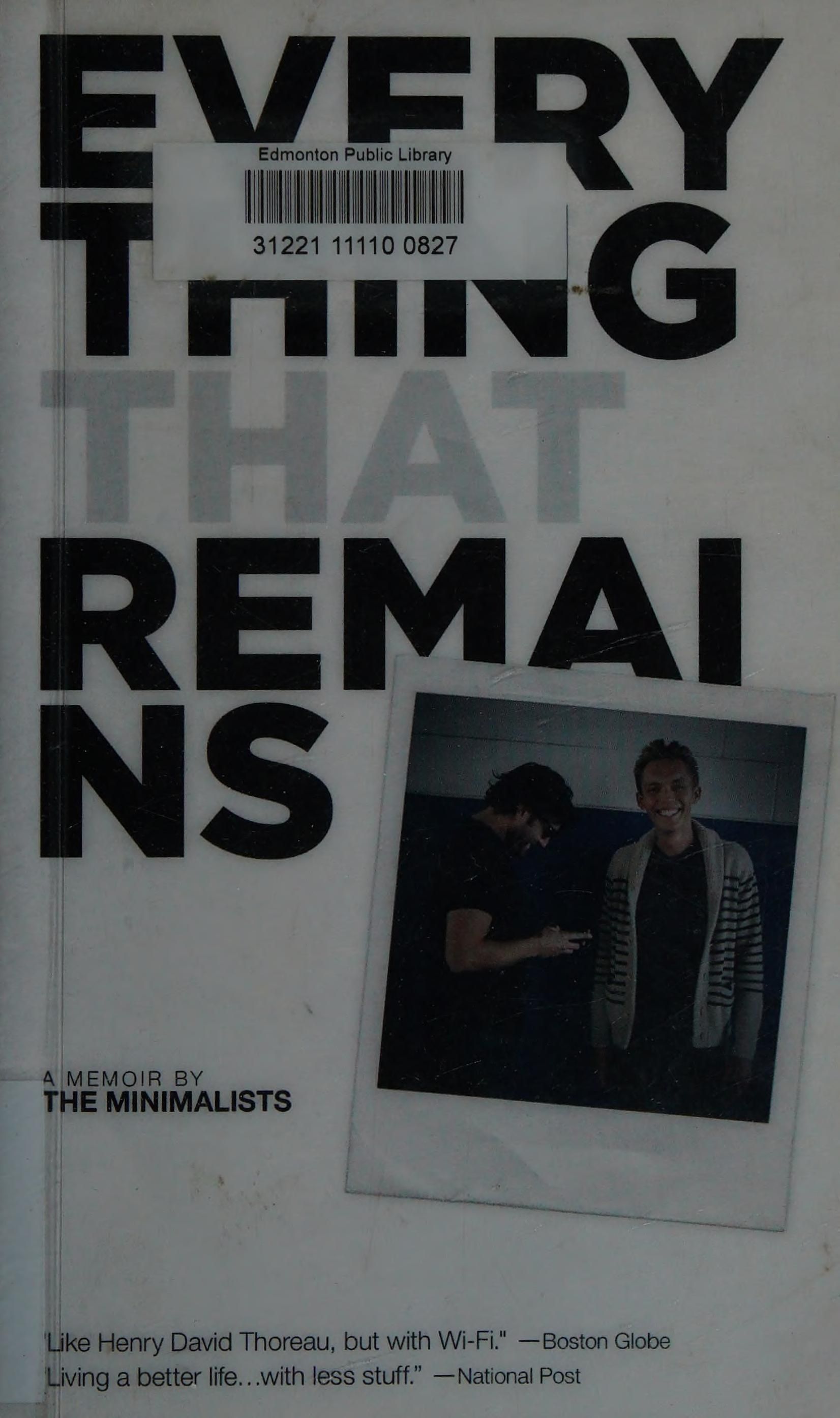 Everything that remains cover