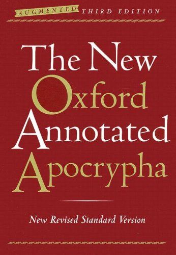 The New Oxford Annotated Apocrypha, Augmented Third Edition, New Revised Standard Version cover