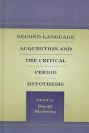 Second language acquisition and the critical period hypothesis cover