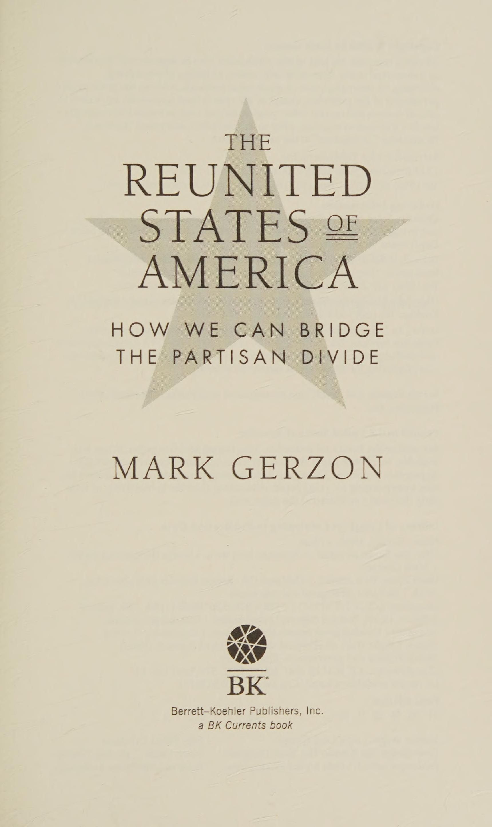 The Reunited States of America cover