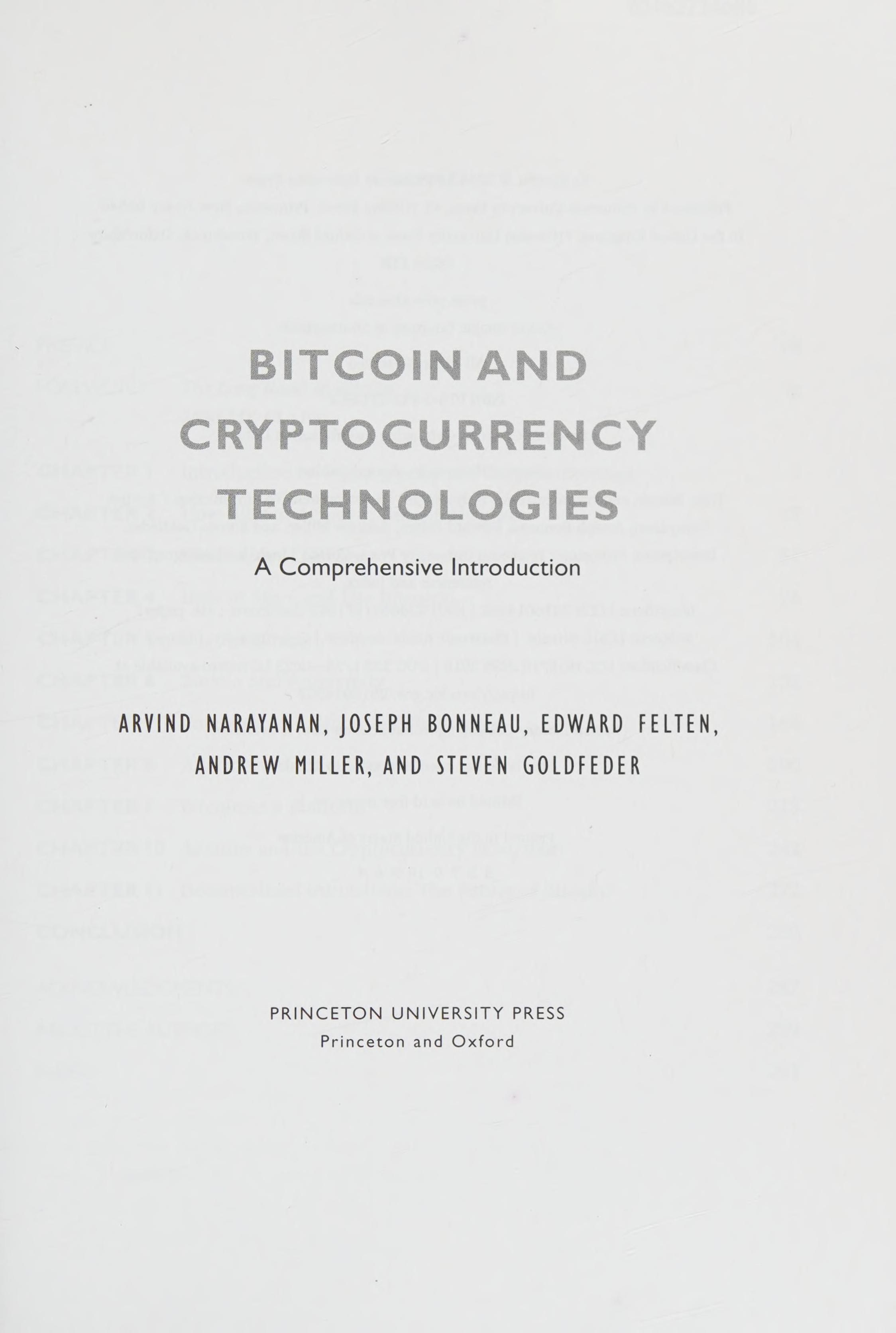 Bitcoin and cryptocurrency technologies 封面