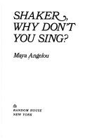 Shaker, why don't you sing? cover