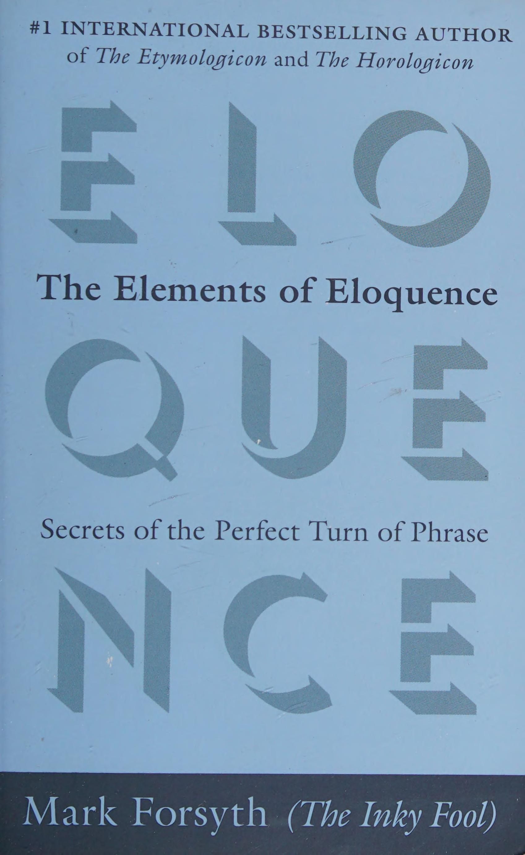 The elements of eloquence cover