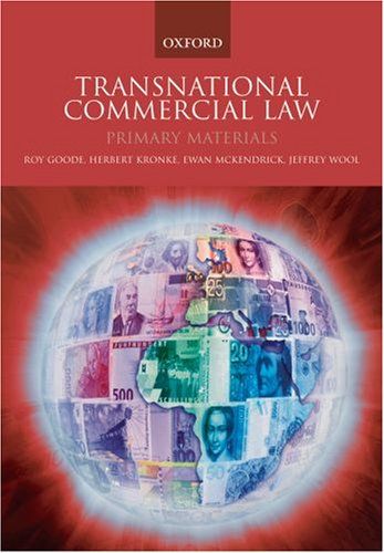 Transnational Commercial Law cover