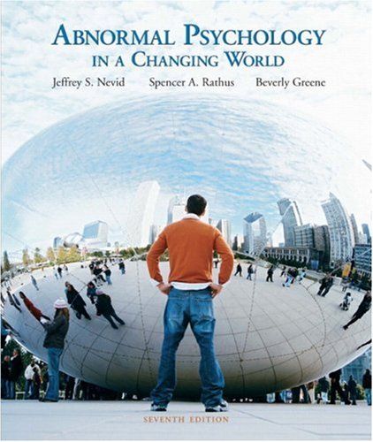 Abnormal psychology in a changing world cover