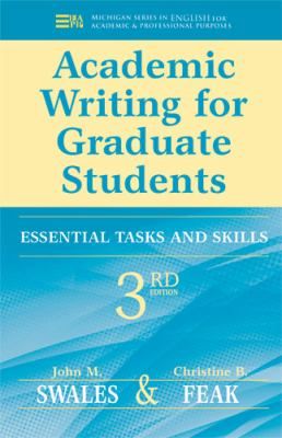Academic Writing For Graduate Students Essential Tasks And Skills cover