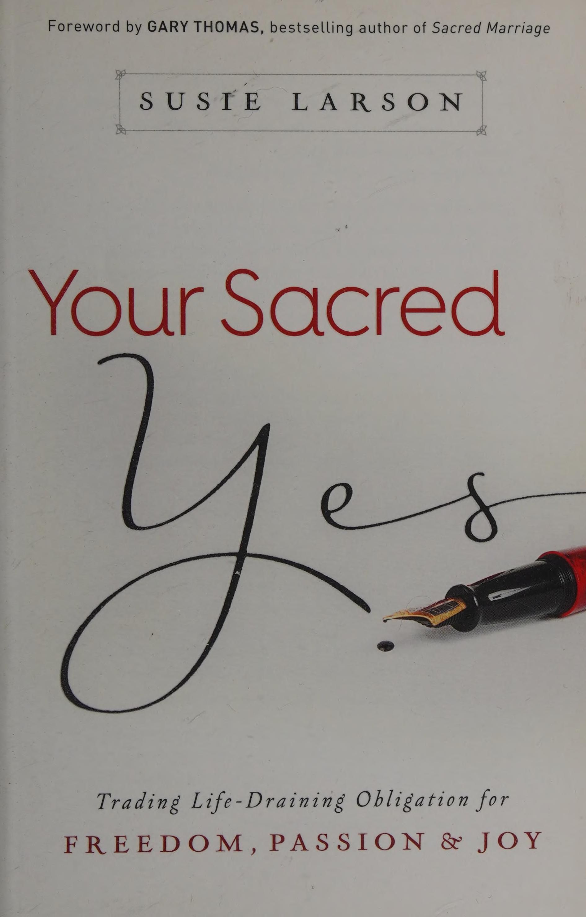 Your sacred yes cover