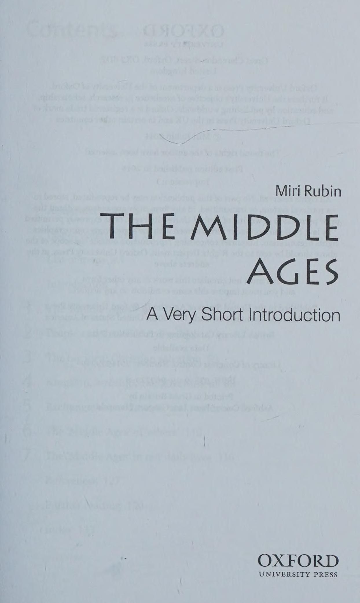 Middle Ages cover