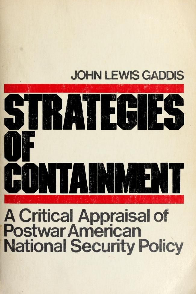 Strategies of containment cover