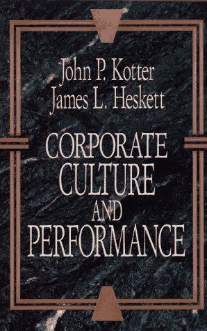 Corporate culture and performance cover