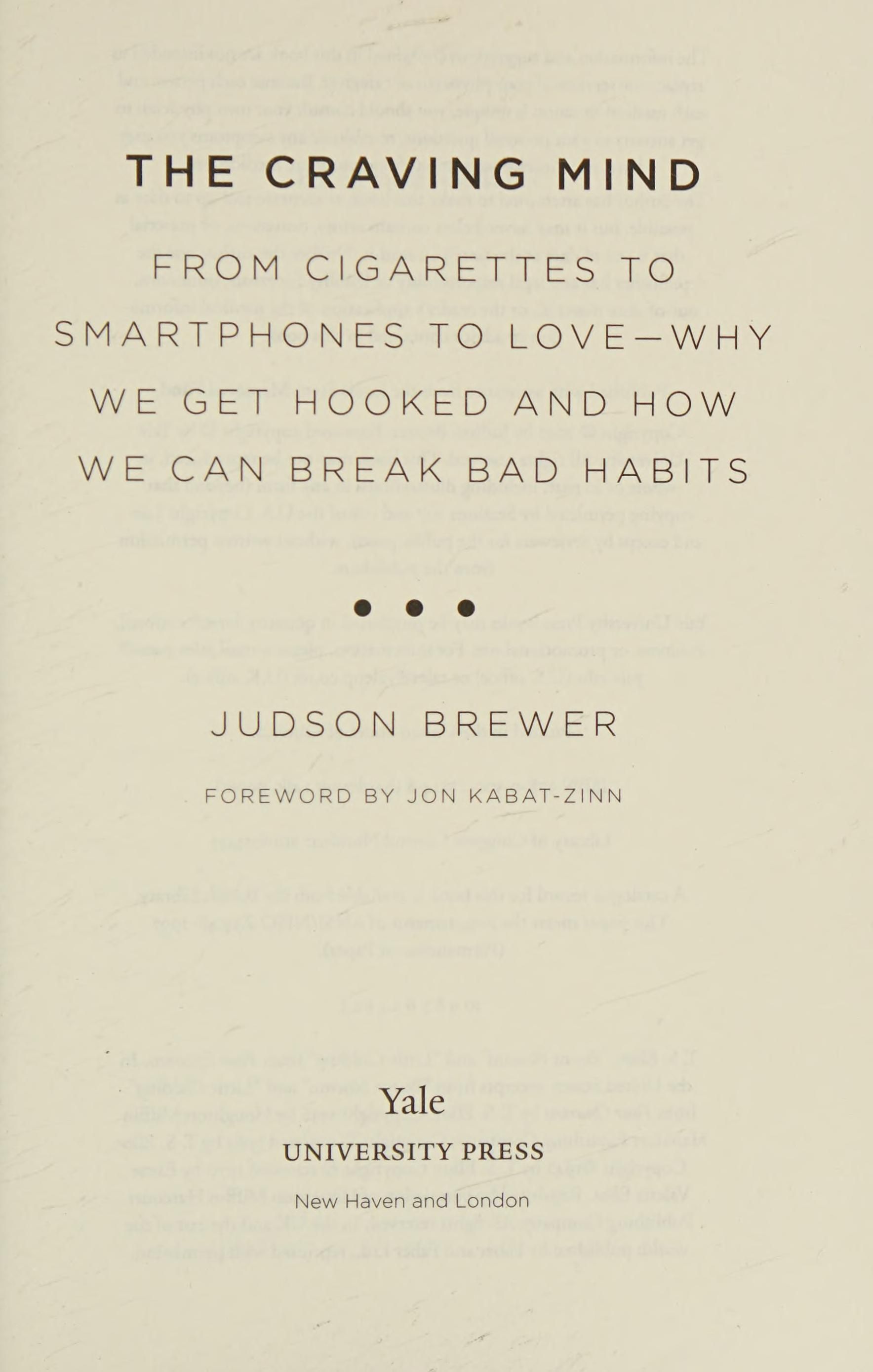 The craving mind cover