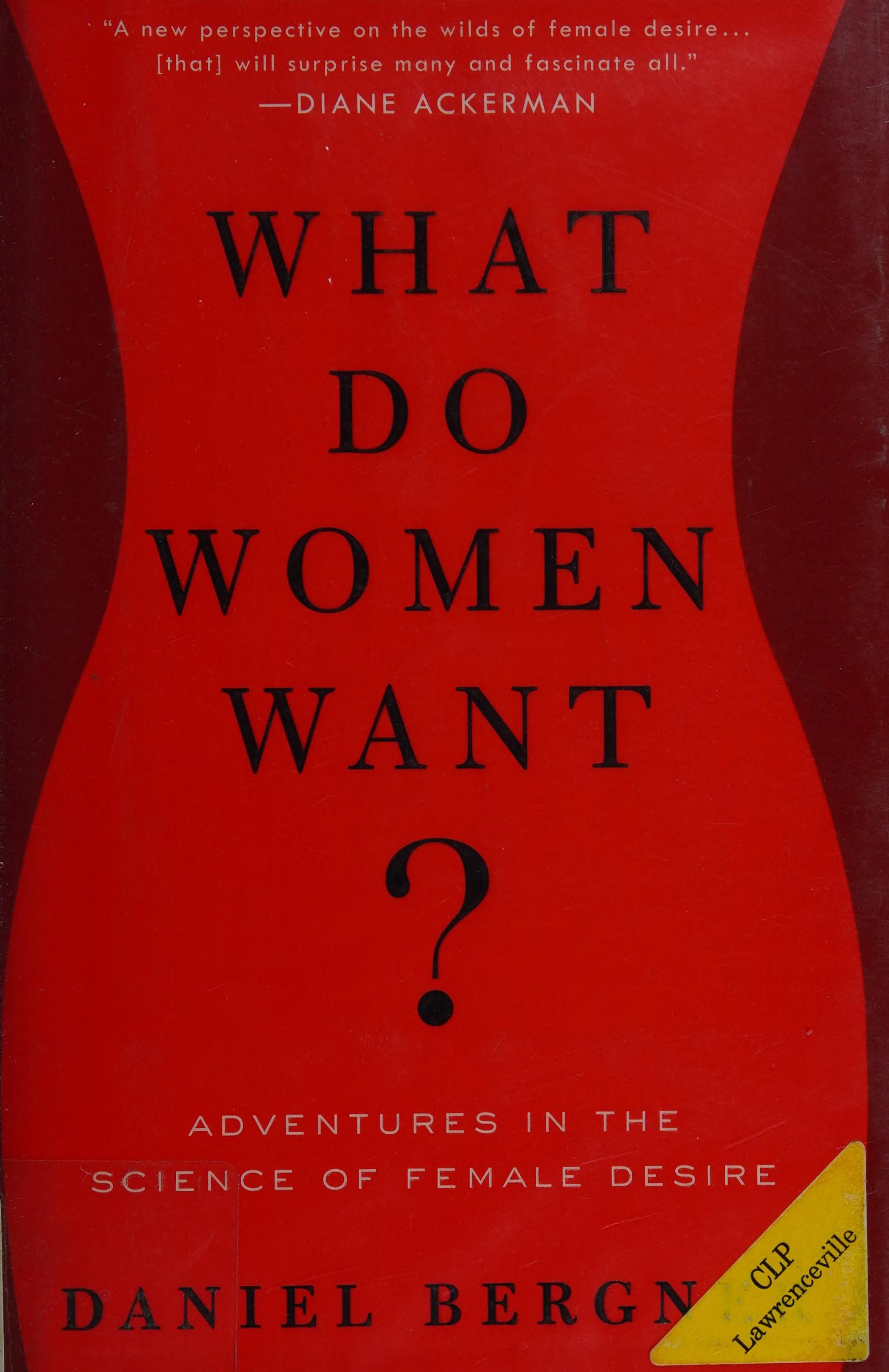 What do women want? cover