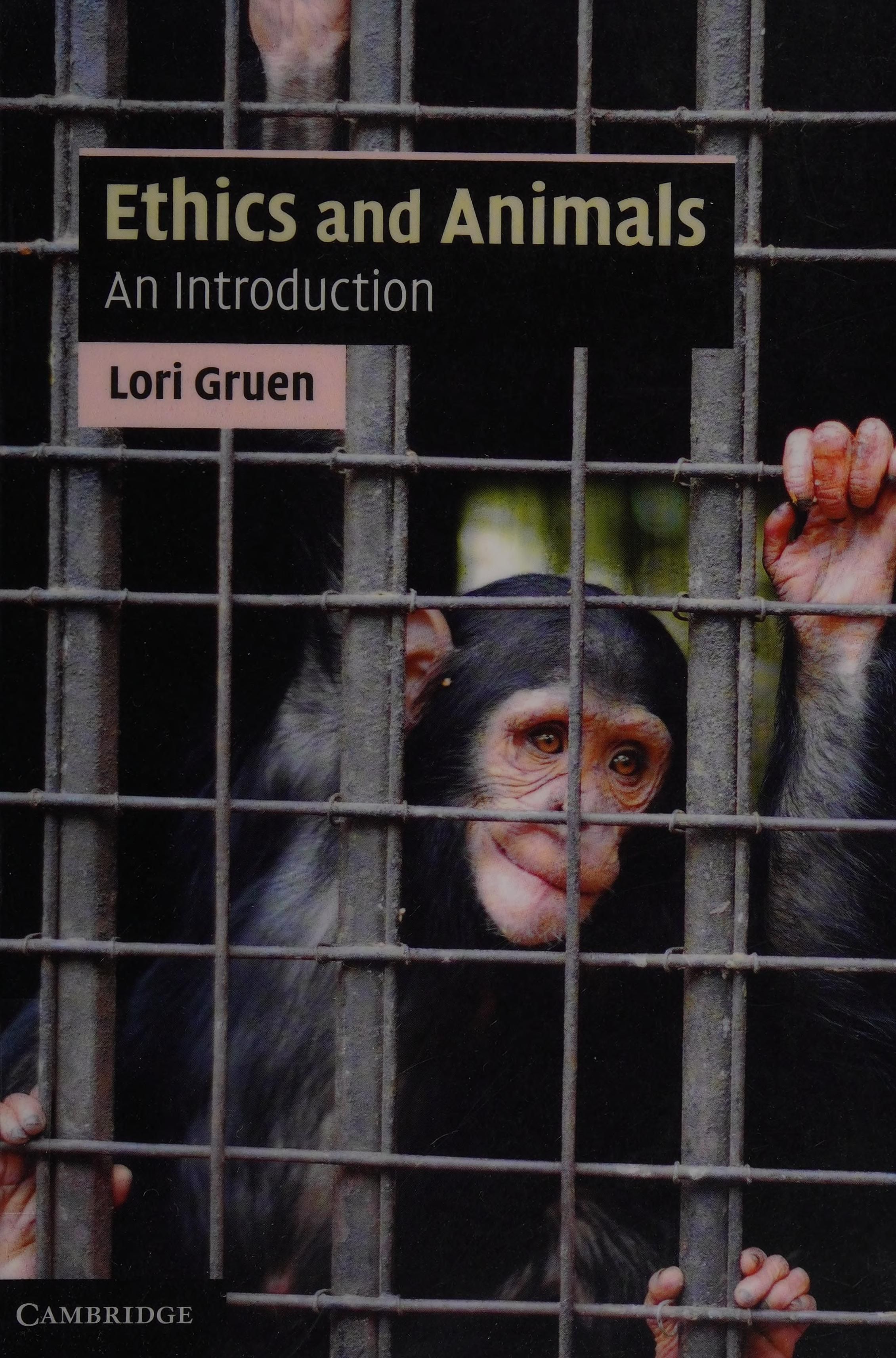 Ethics and animals 封面