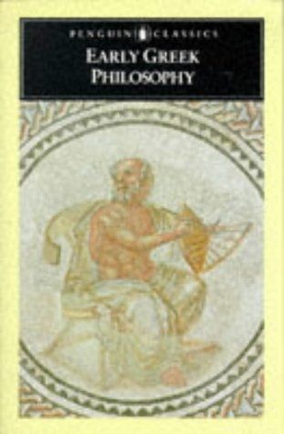 Early Greek philosophy cover