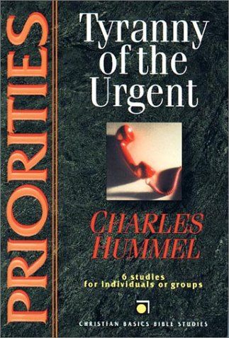 Tyranny of the Urgent cover