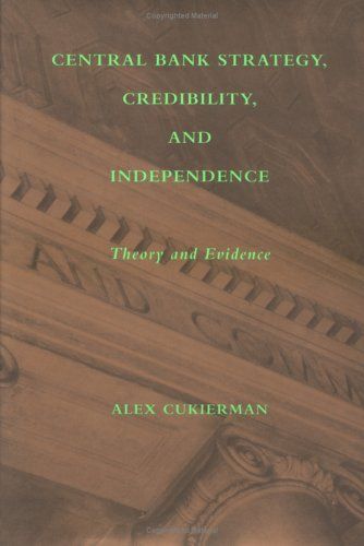 Central bank strategy, credibility, and independence cover