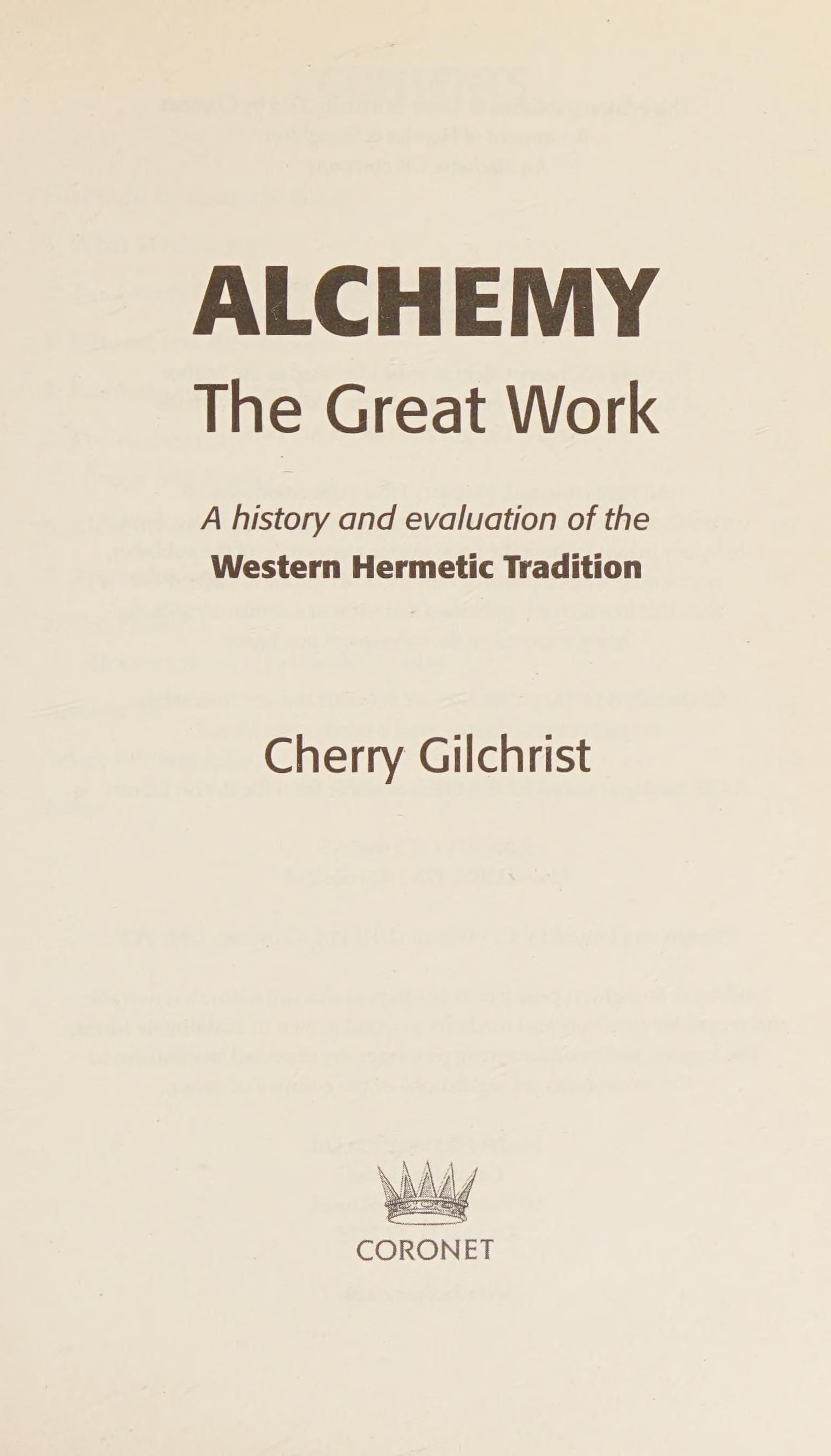 Alchemy cover