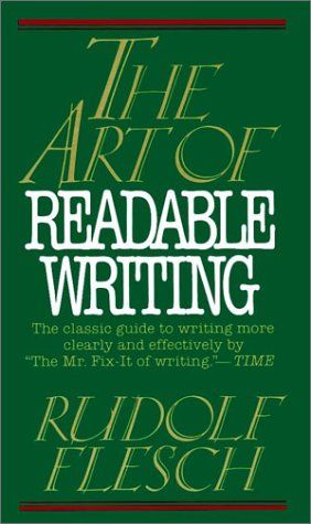 Art of Readable Writing cover