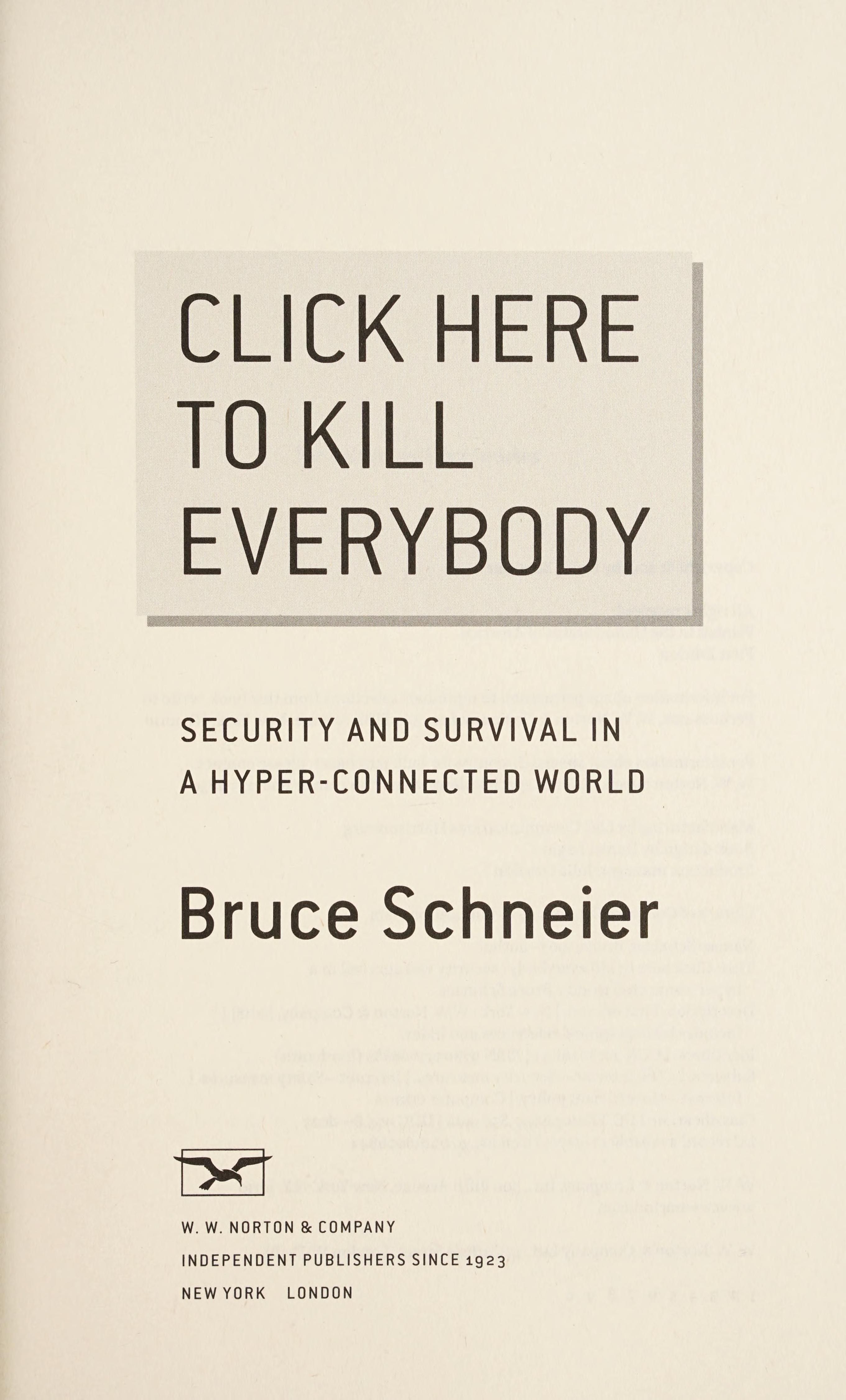 Click here to kill everybody cover