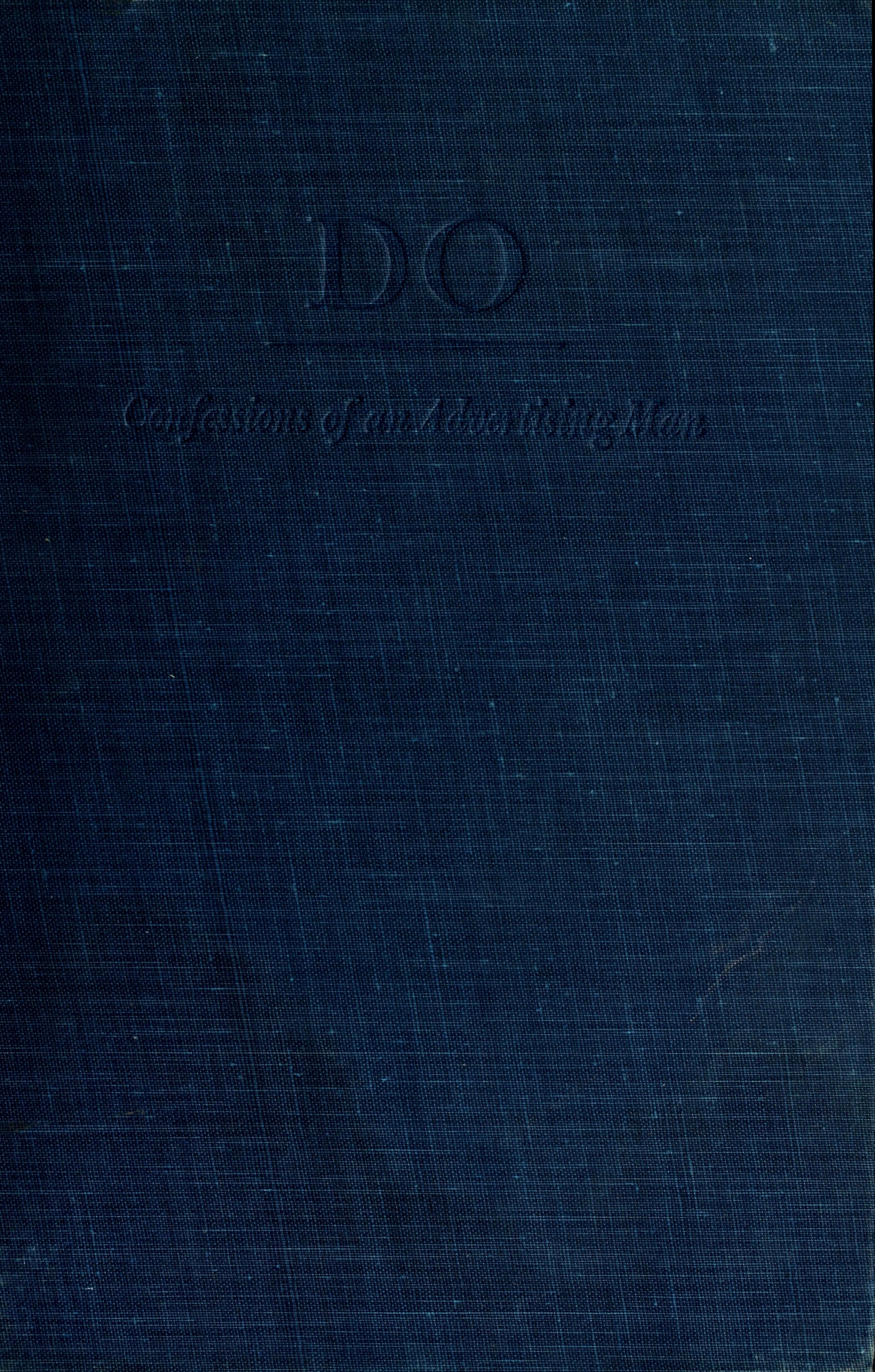 Confessions of an advertising man cover
