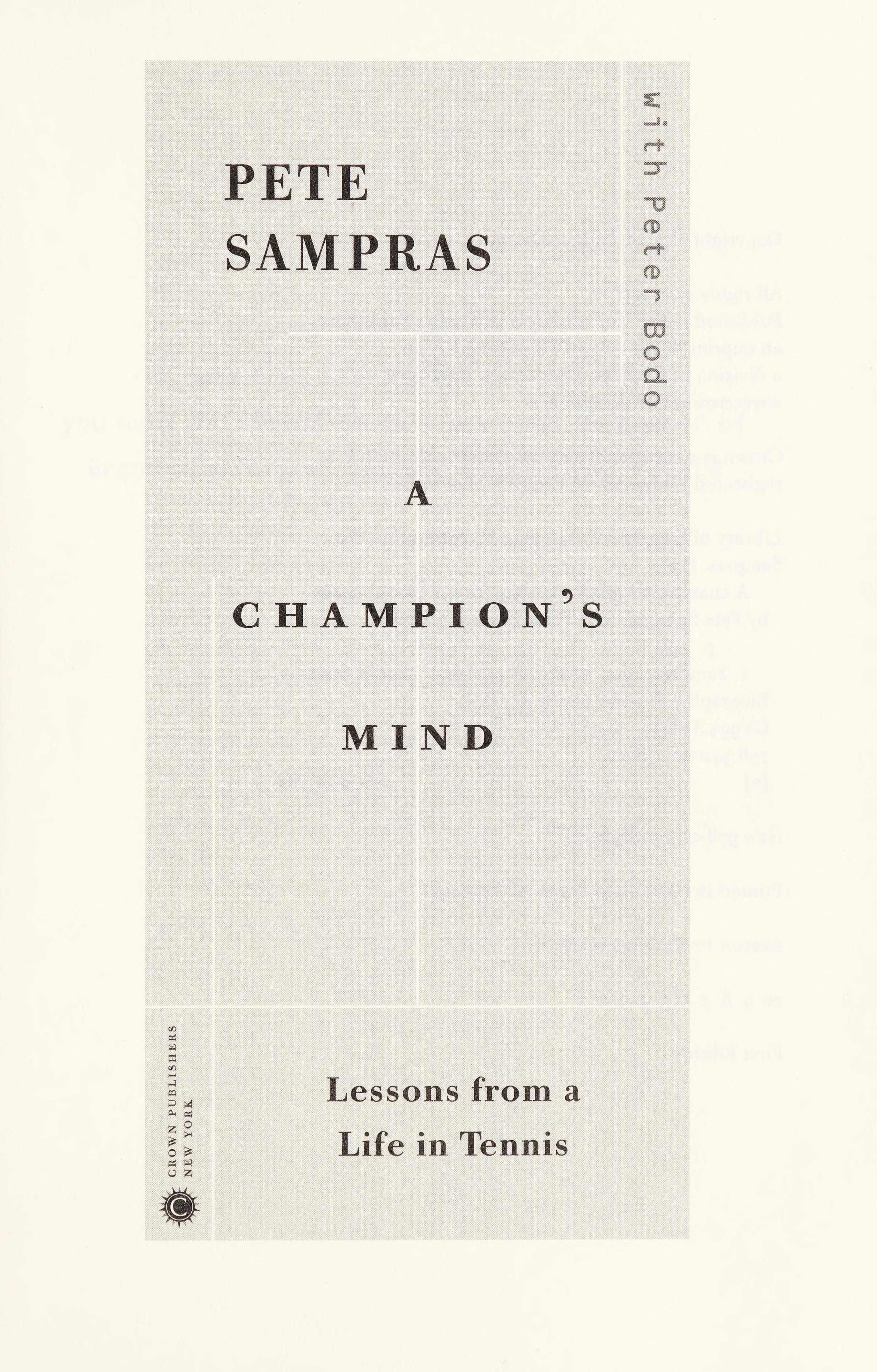A champion's mind cover