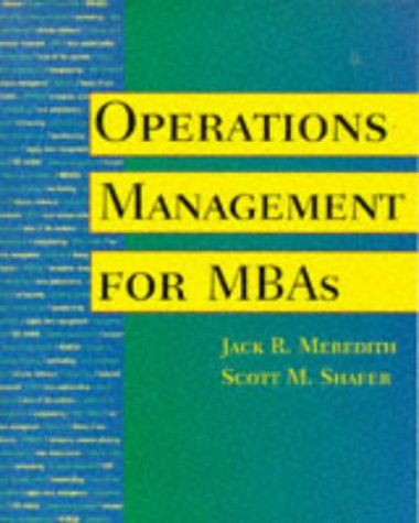 Operations management for MBAs 封面