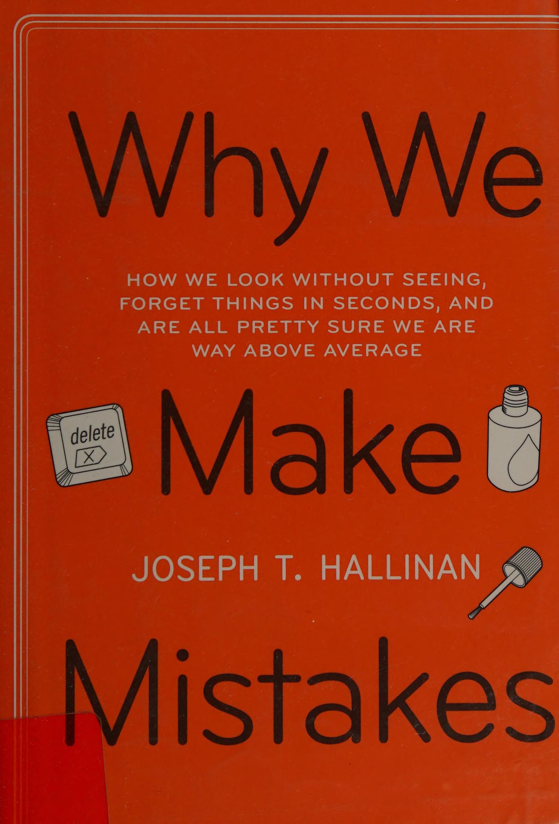 Why we make mistakes cover