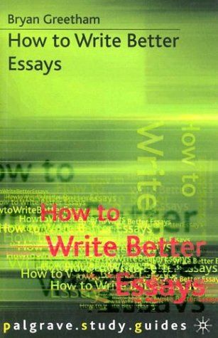 How to write better essays cover