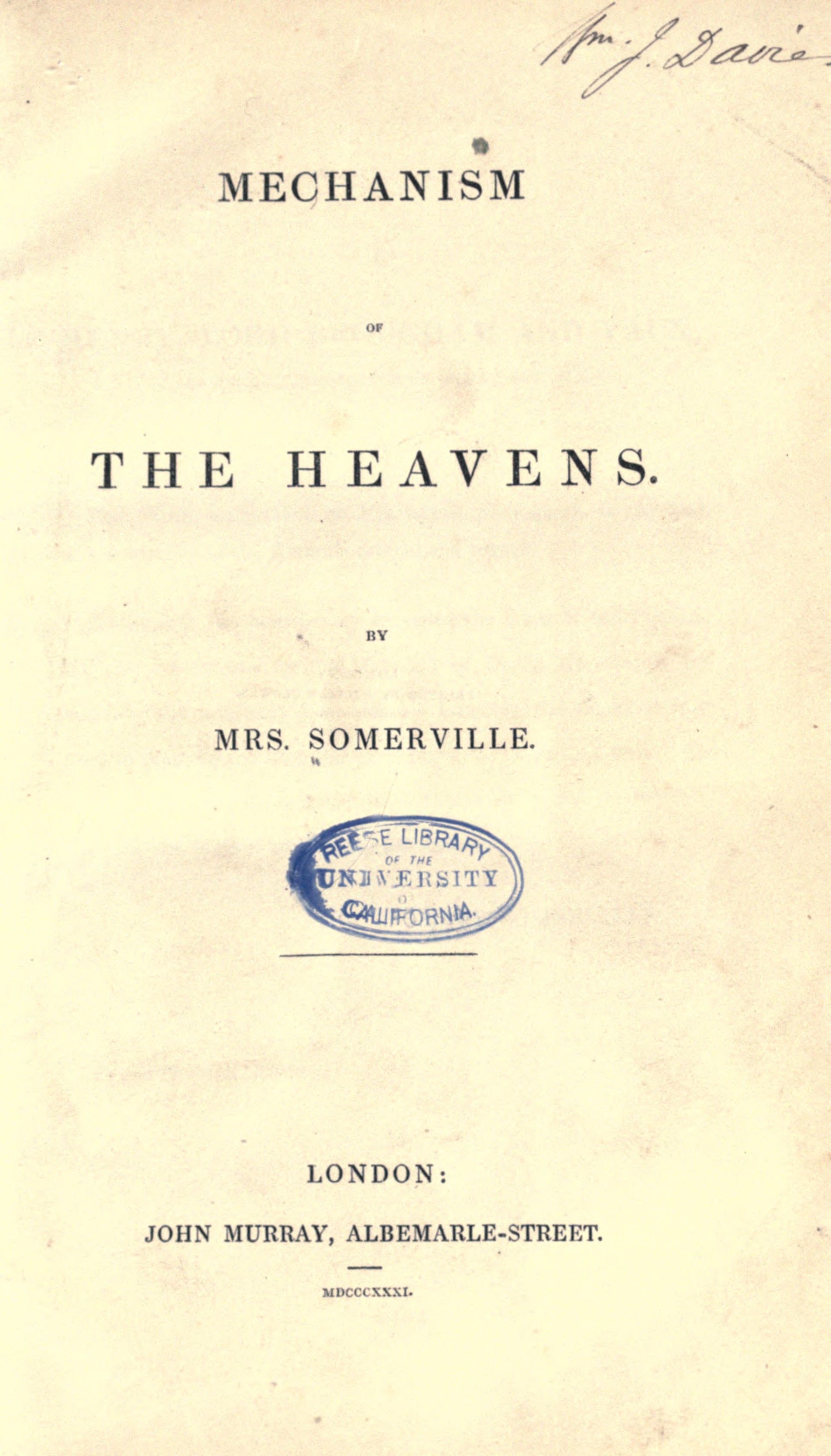 Mechanism of the heavens cover