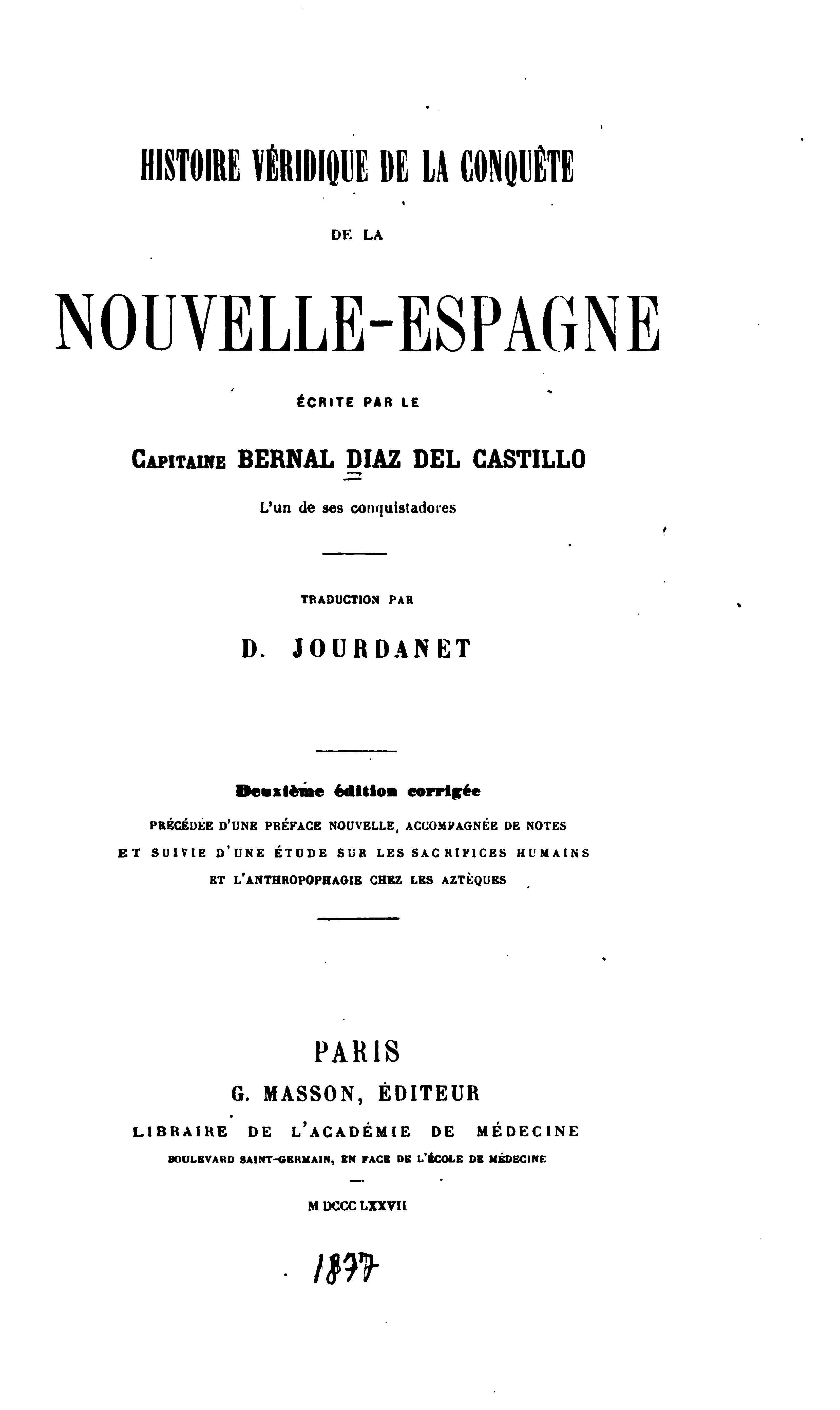 Historia verdadera de la conquista de la Nueva España cover