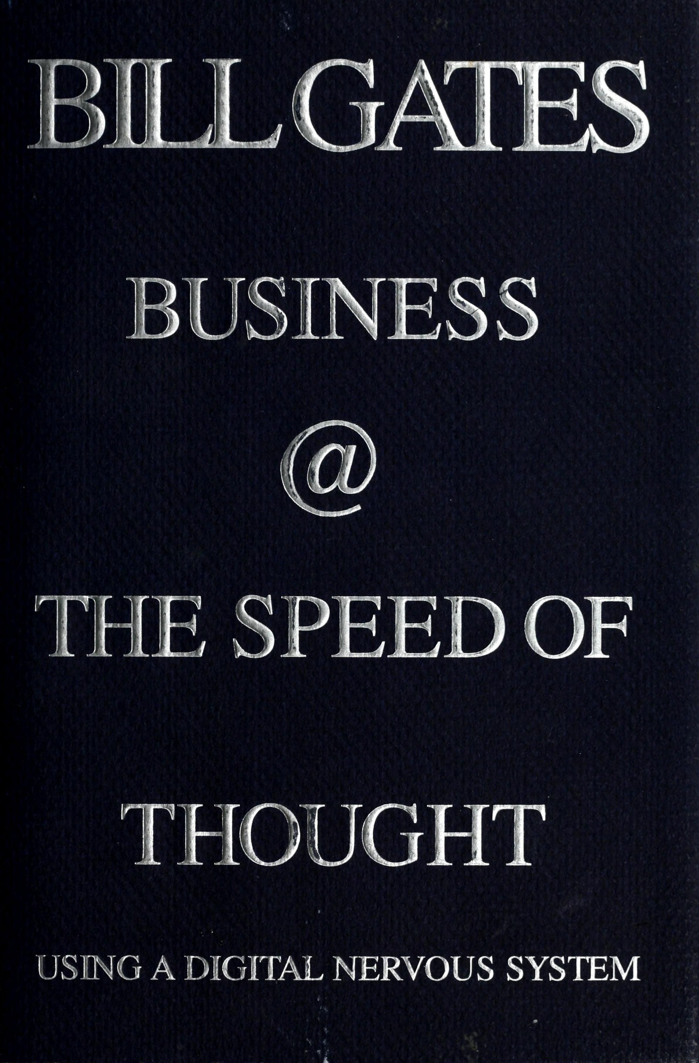 Business @ the speed of thought cover