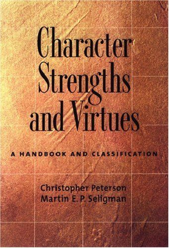 Character strengths and virtues cover