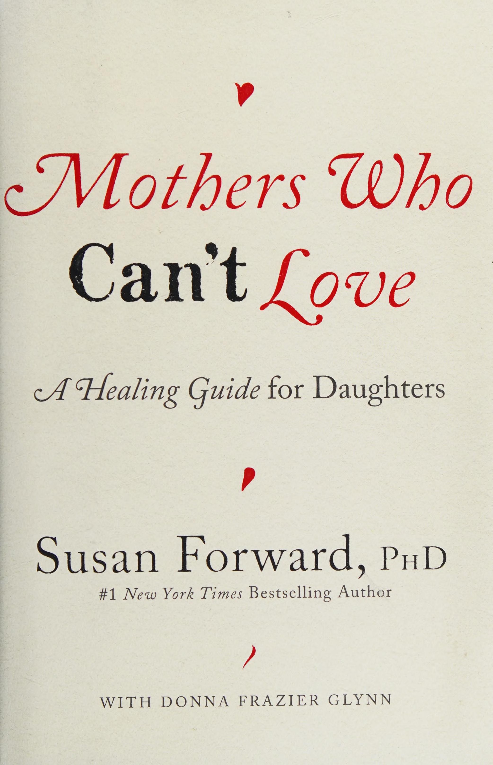 Mothers who can't love cover