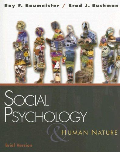 Social psychology and human nature cover