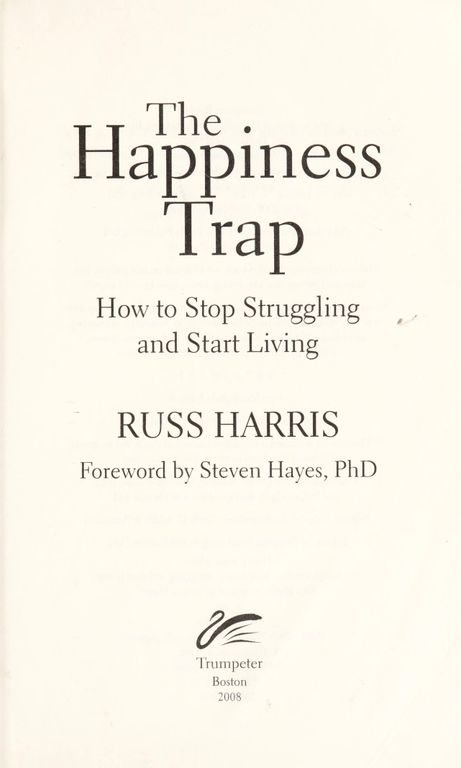The Happiness Trap cover
