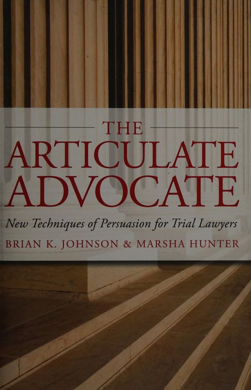 The articulate advocate cover