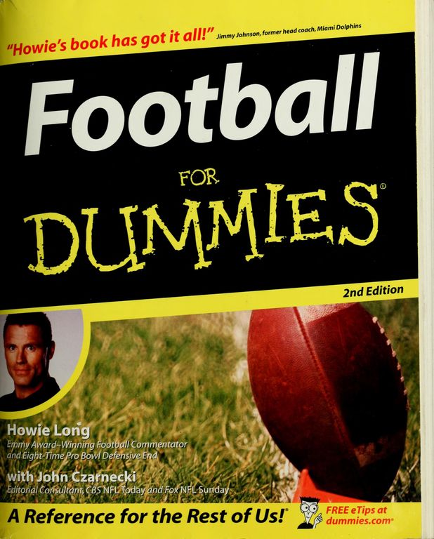 Football for dummies cover