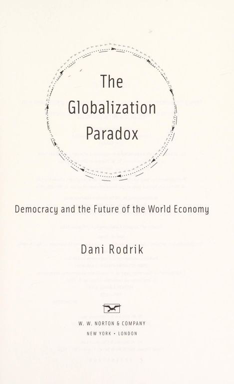 The globalization paradox cover
