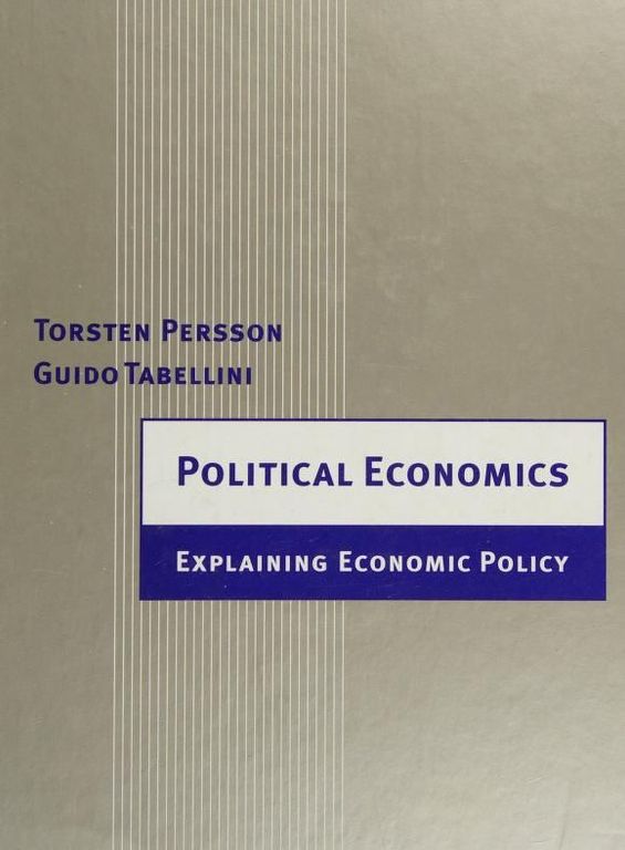 Political economics cover