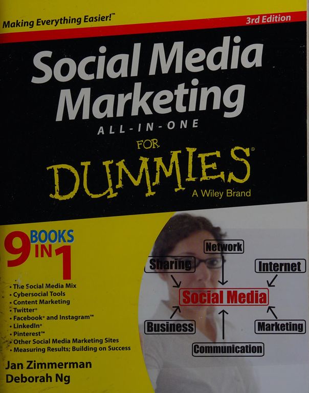 Social media marketing all-in-one for dummies cover